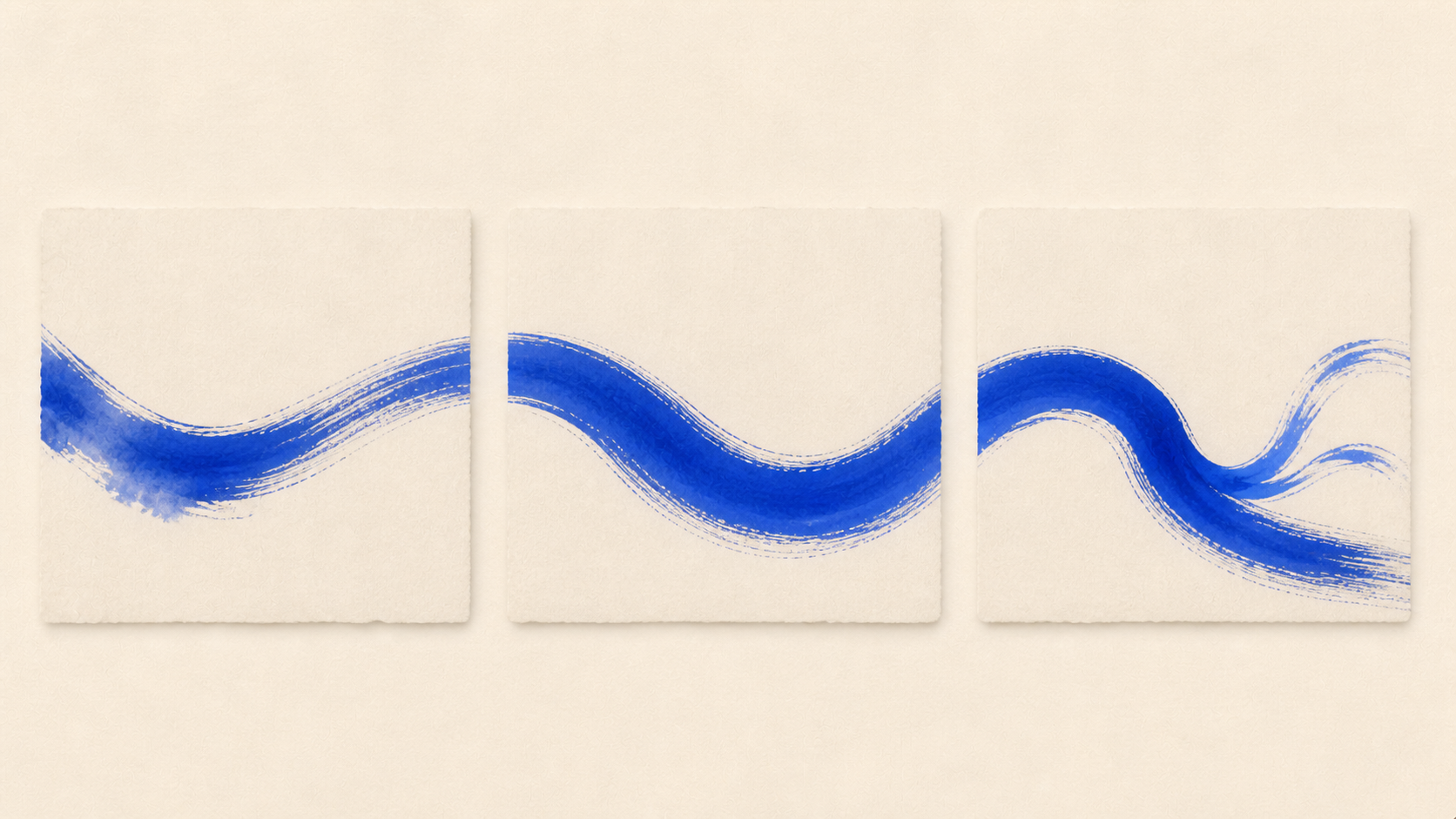 One continuous identity carried through several separate rooms