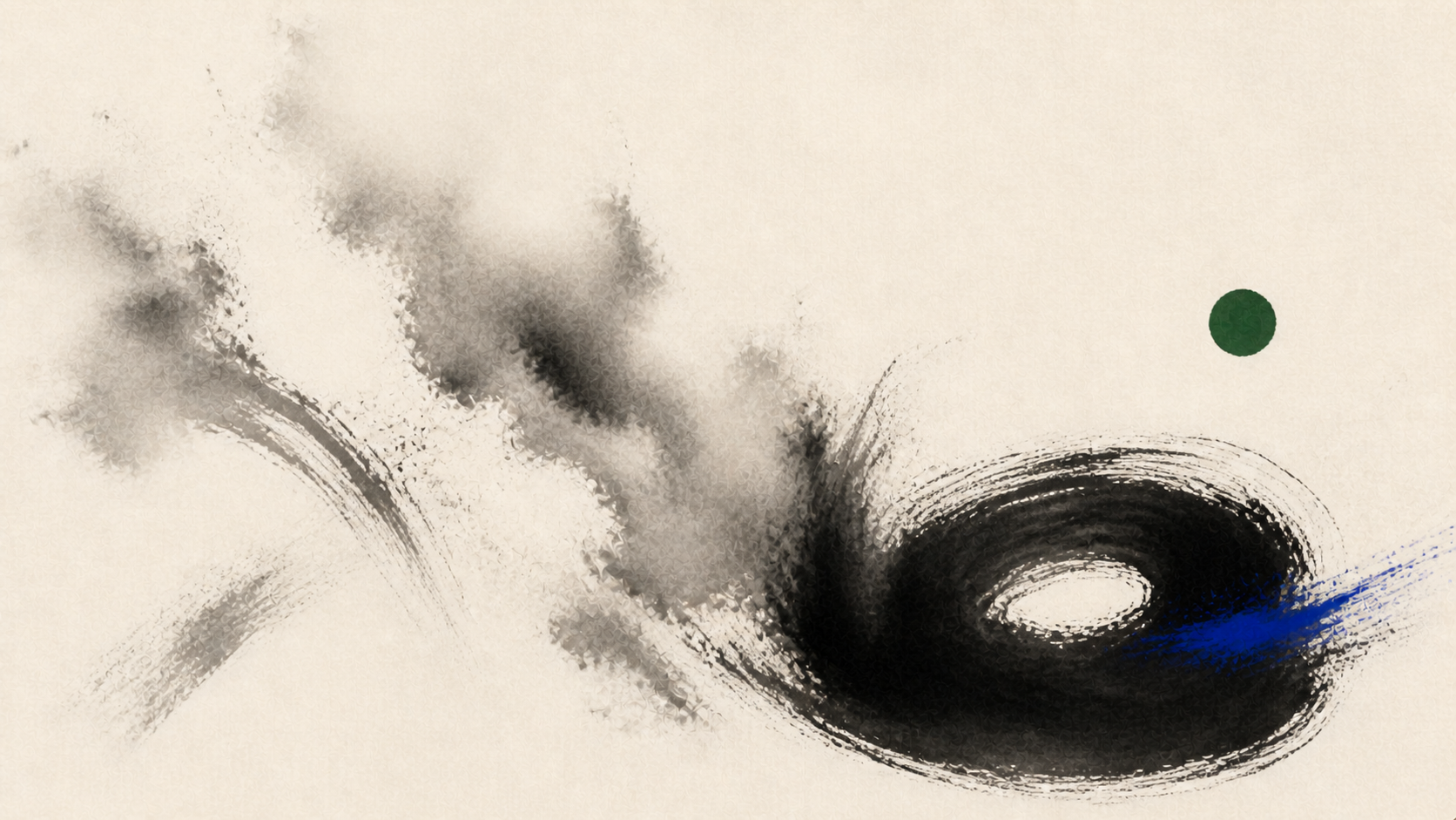 Scattered conversation traces resolving into one visible next move
