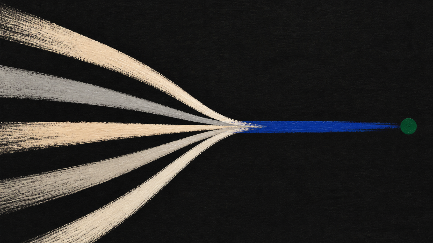Connected sources converging into one prepared fundraising move